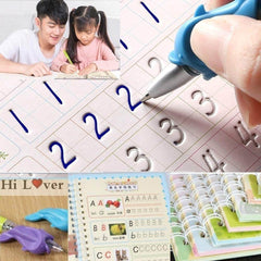 Sank Magic Practice Copybook (4 BOOKS,1 PEN,1 GRIP,10 REFILL)