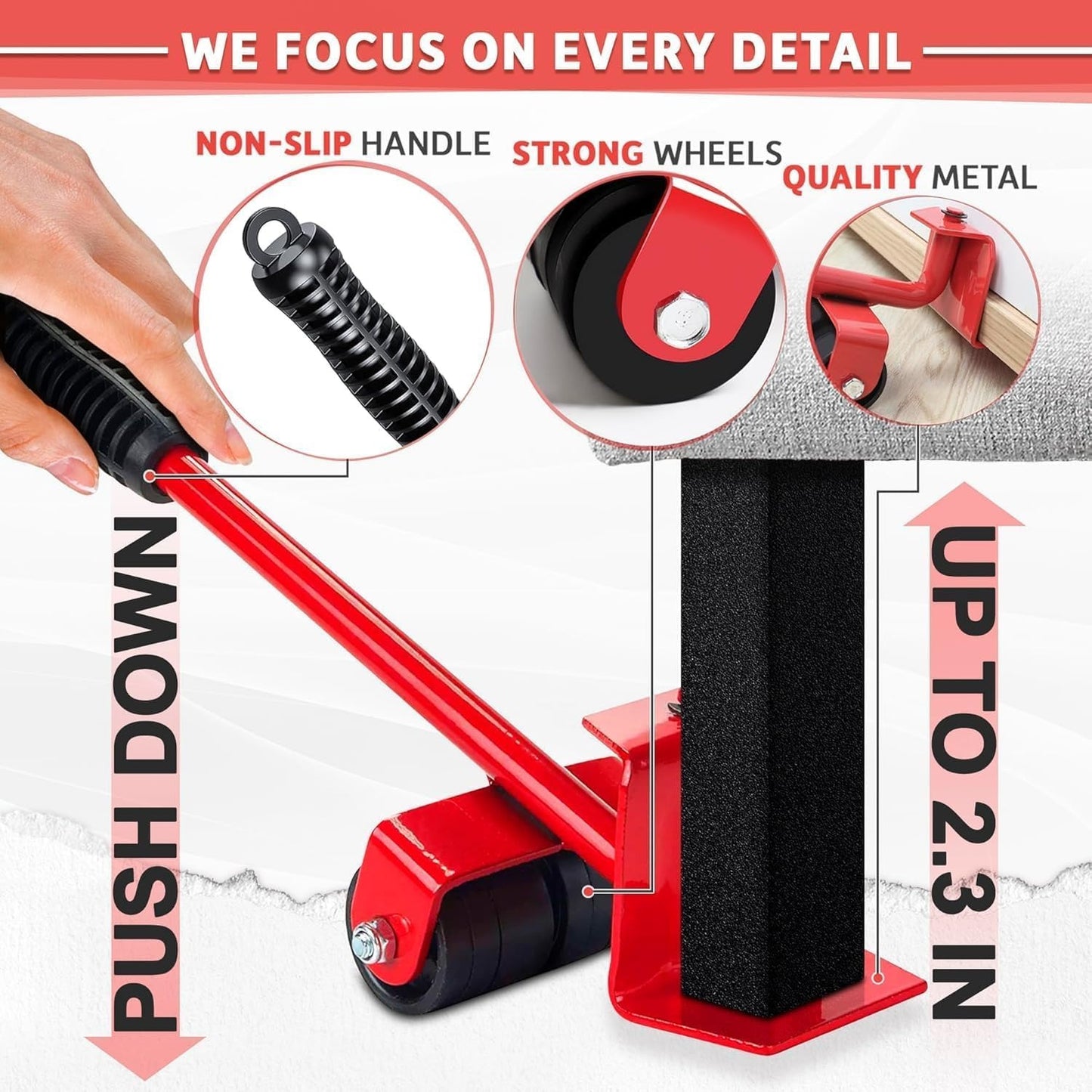 Furniture Lifter Mover Tool Set Heavy Duty