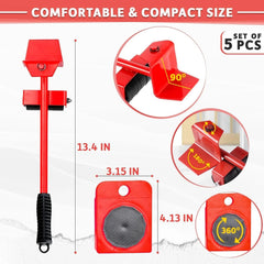 Furniture Lifter Mover Tool Set Heavy Duty