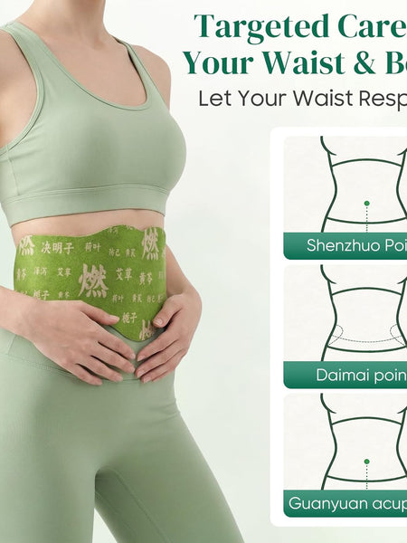 Mugwort Herbal Navel Patches,Long-Lasting Abdominal Comfort（1 Boxes 5 Piece）