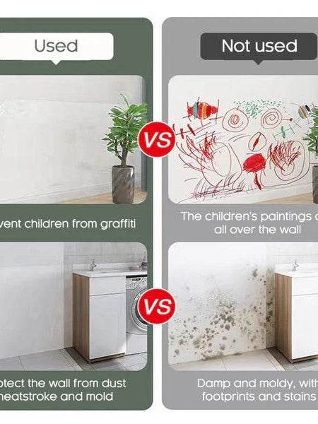 Self- Adhesive Transparent Electrostatic Wall Protection Film Buy 1 Get 1 Free