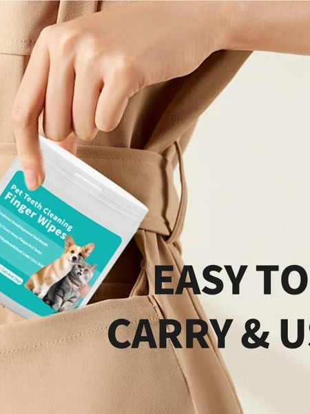 Disposable Dental Finger Wipes For Pets