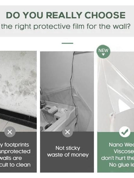 Self- Adhesive Transparent Electrostatic Wall Protection Film Buy 1 Get 1 Free