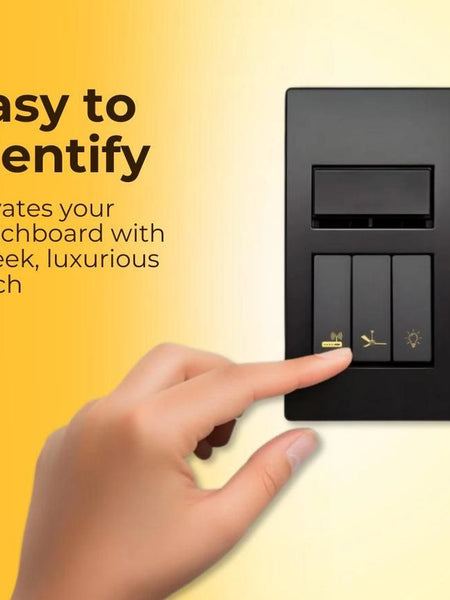 Gold Switch Stickers