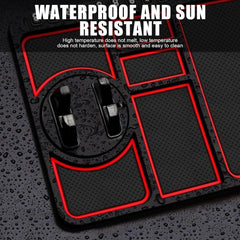 CAR DASHBOARD MAT - ANTI-SLIP W/ PHONE HOLDER & CONTACT DISPLAY