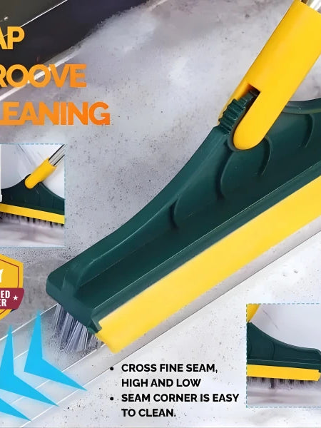 2-in-1 Floor Cleaner Brush with Wiper |🔥Flat 50% Savings🔥