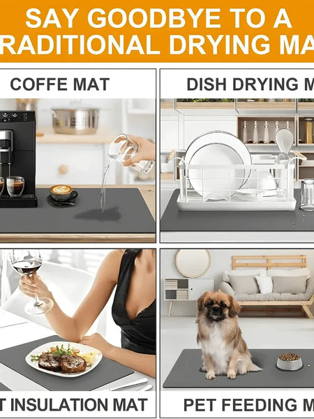 Quick-Dry, Anti-Slip Base Kitchen Mat | 🔥BUY 1 & GET 1 FREE🔥