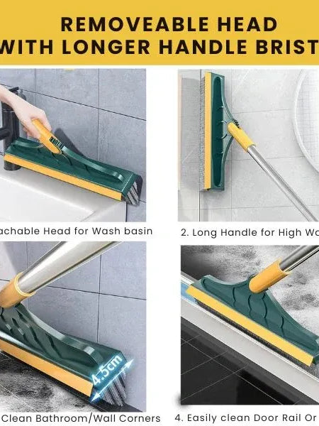 2-in-1 Floor Cleaner Brush with Wiper |🔥Flat 50% Savings🔥