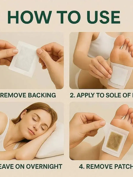 Premium Detox Foot Patches (Pack of 20) BUY 1 GET 1 FREE