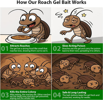 Cockroach Killer Powder Gel (Pack of 24pc)