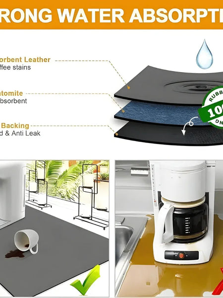 Quick-Dry, Anti-Slip Base Kitchen Mat | 🔥BUY 1 & GET 1 FREE🔥