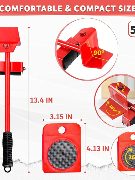 Furniture Lifter Mover Tool Set Heavy Duty